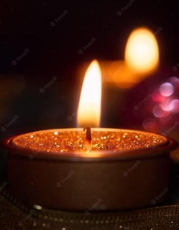 lit-small-candle-with-gold-glitter-with-defocused-dark-background-orange-bokeh_138033-120